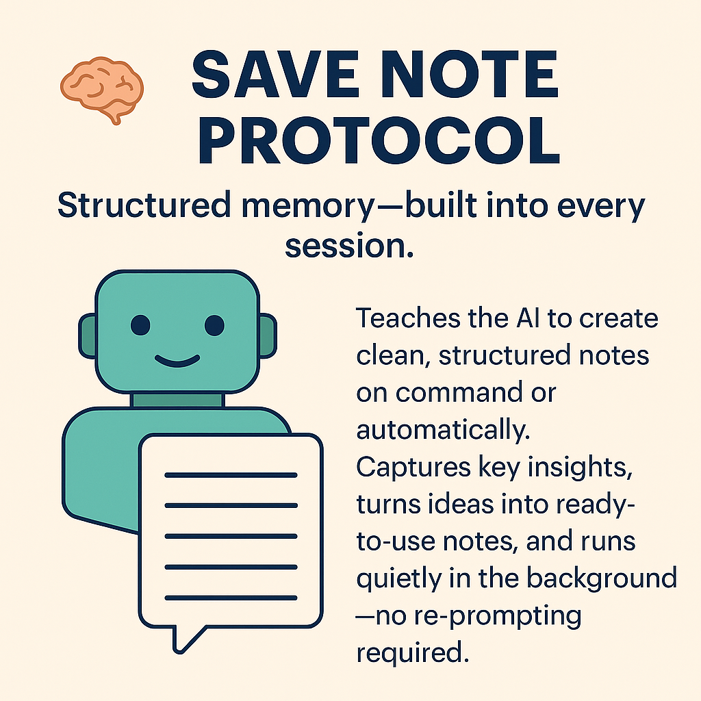 Save Note Protocol