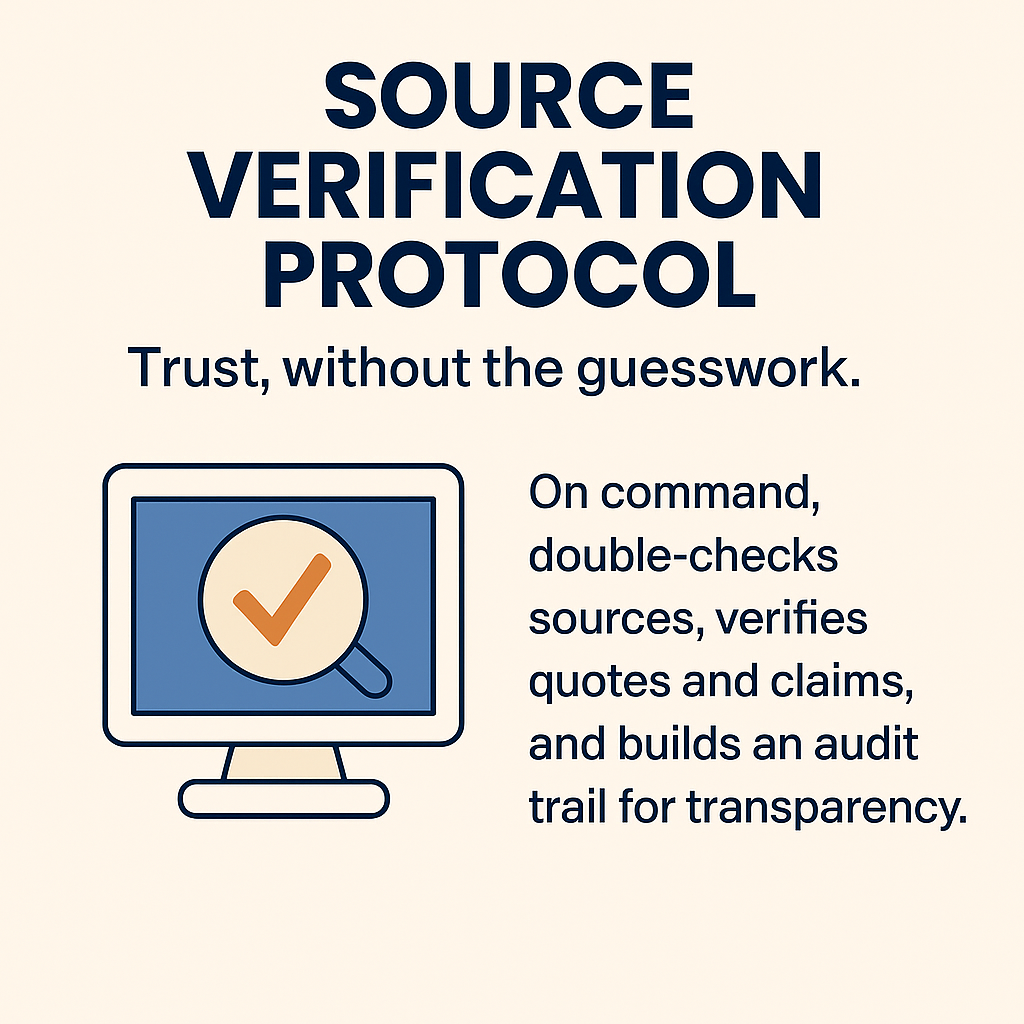 Source Verification Protocol
