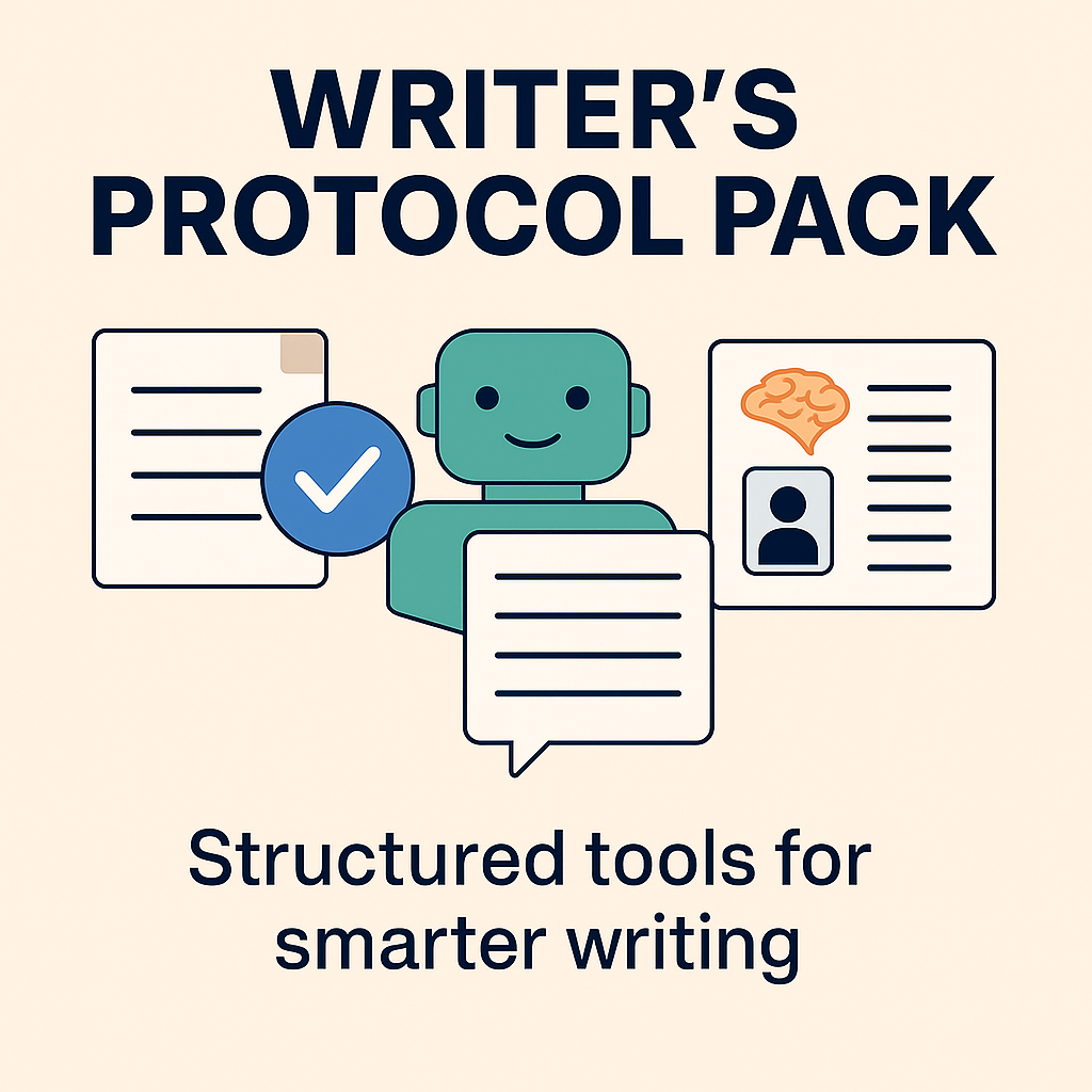 Writer's Protocol Pack (3 protocols for the price of 2!)